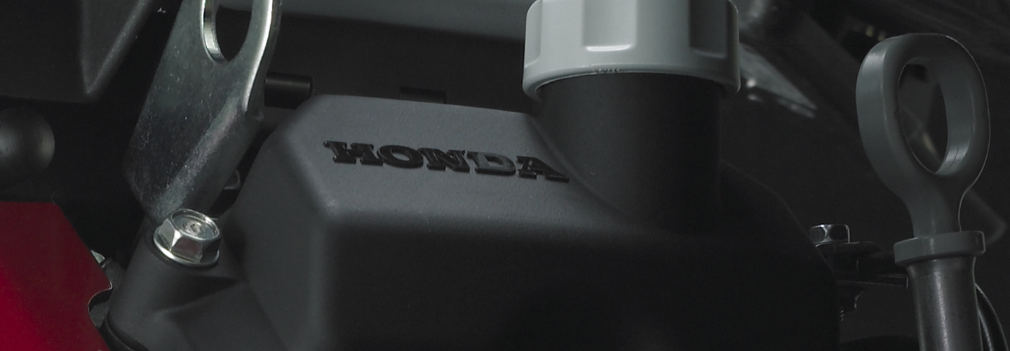 Gros plan du modèle de moteur Honda
